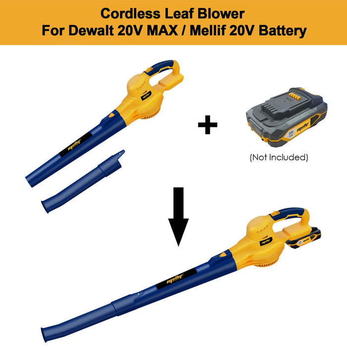 Mellif  Leaf Blower Dust Buster Compatible with DEWALT 20V Max Battery