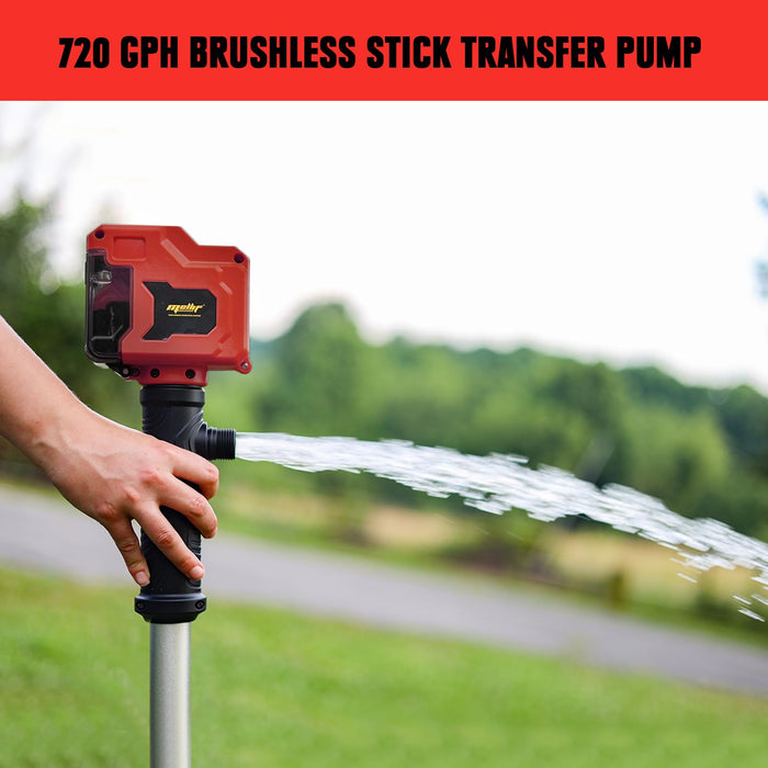 Mellif 720GPH Stick Transfer Pump,Compatible With Milwaukee 18V Battery