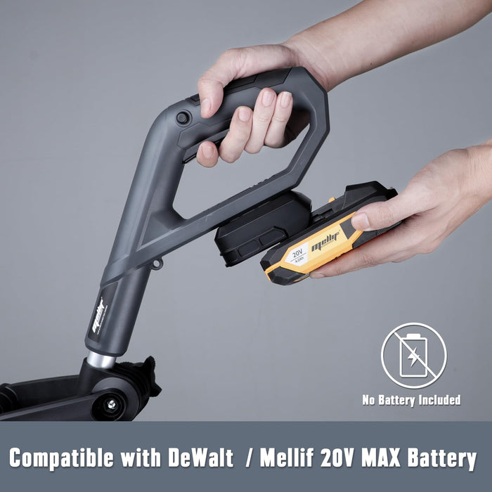 Mellif Cordless String Trimmer & Weed Eater, for DeWalt/Mellif 20V MAX Battery