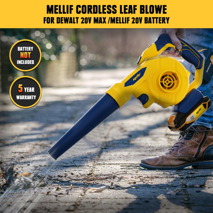 Mellif Leaf Blower For Dewalt/Mellif20V MAX Battery