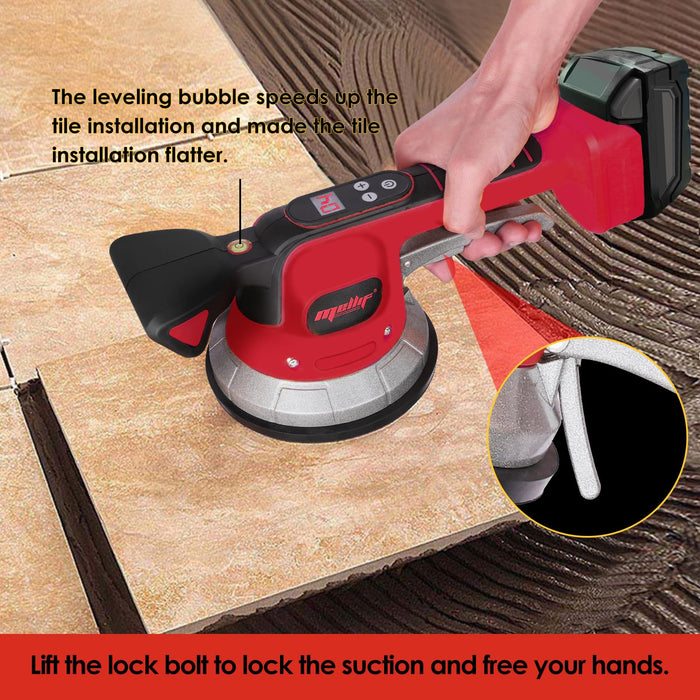 Mellif Tiler Vibrator Tool Compatible with Milwaukee 18V Battery