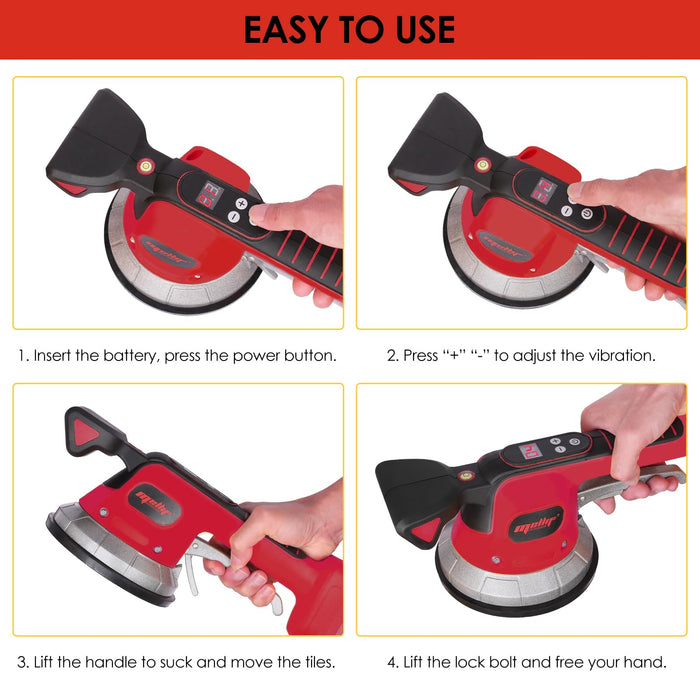 Mellif Tiler Vibrator Tool Compatible with Milwaukee 18V Battery