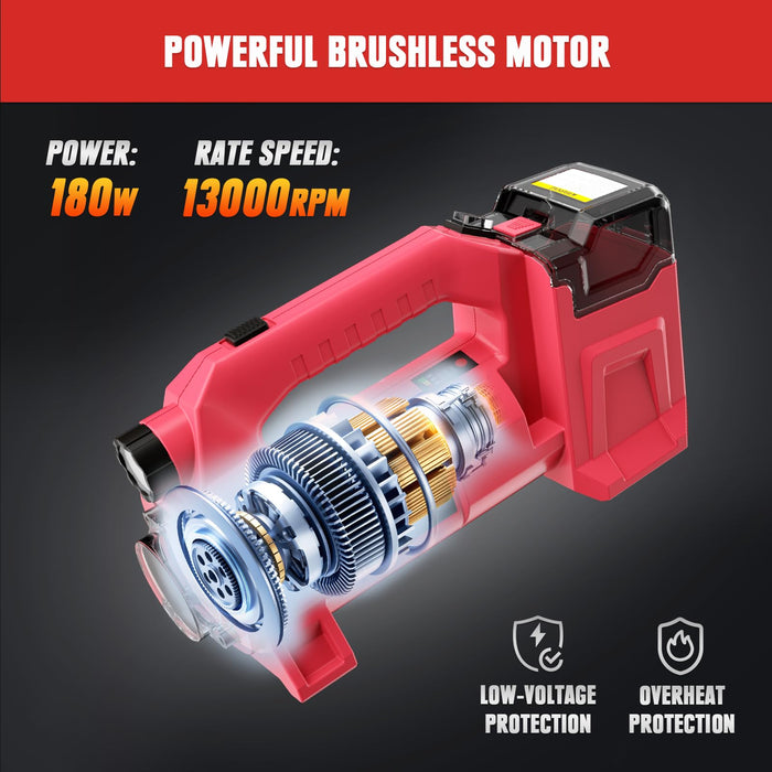 Mellif Brushless Cordless Water Transfer Pump for Milwaukee 18V Battery