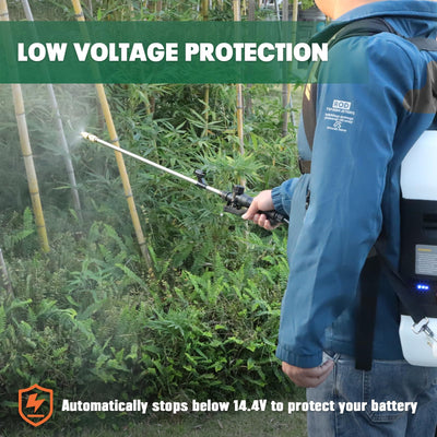Mellif 3 Gallon/12L Backpack Sprayer, Compatible With Makita 18V Battery