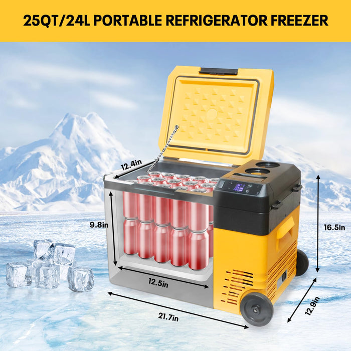 Mellif for DeWalt MINI fridge 18v 20V/60V Battery Cooler Iceless Hybrid Fridge Freezer