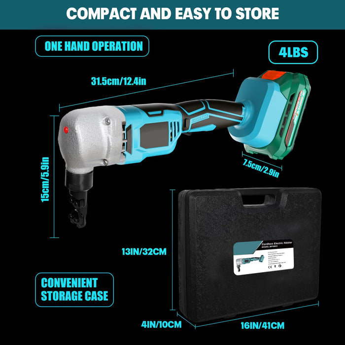 Cordless Nibbler Compatible with Makita 18V Battery