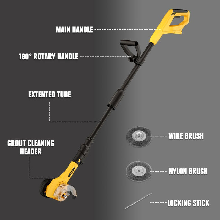 Mellif Cordless Crack Weeder for DeWalt & Mellif 20V MAX Battery