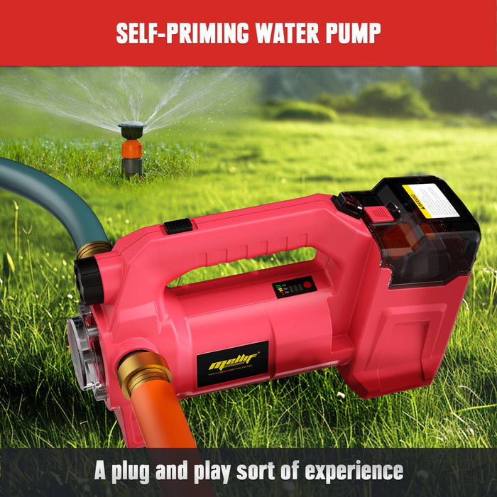 Mellif Brushless Cordless Water Transfer Pump for Milwaukee 18V Battery