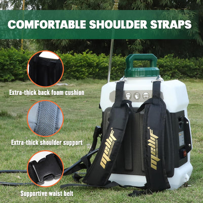 Mellif 3 Gallon/12L Backpack Sprayer, Compatible With Makita 18V Battery