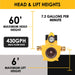 Mellif for Dewalt 18V 20V Max Battery Sump Pump Transfer Pump Cordless