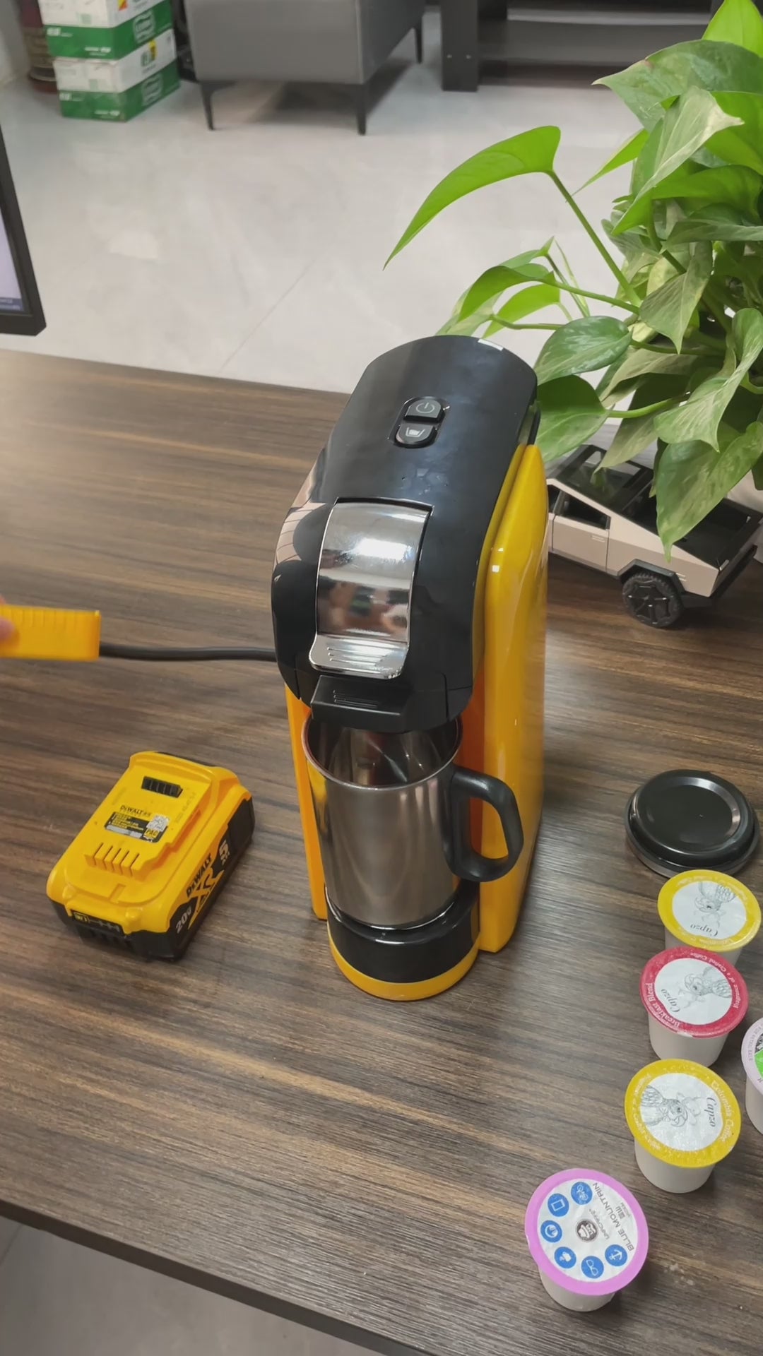 Makita Power Tool Battery Coffee Maker