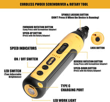 Load image into Gallery viewer, Mellif Power Mini Rotary Tool &amp; Cordless Screwdriver Kits
