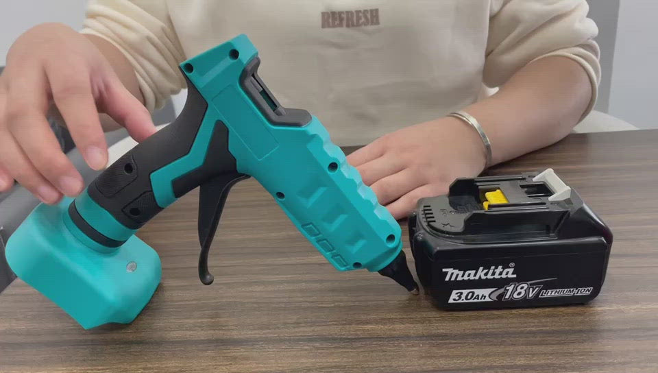 Mellif Hot Glue Gun,Compatible With Makita Battery（Tool Only）